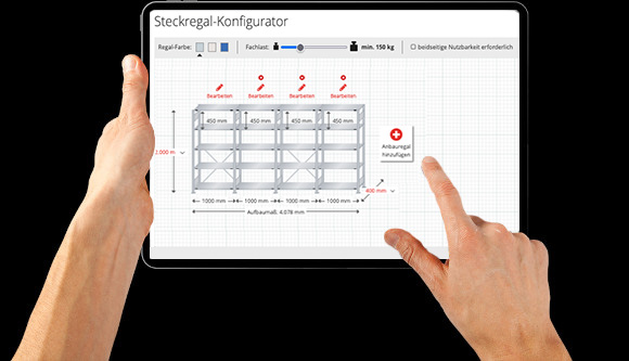 Steckregal Konfigurator